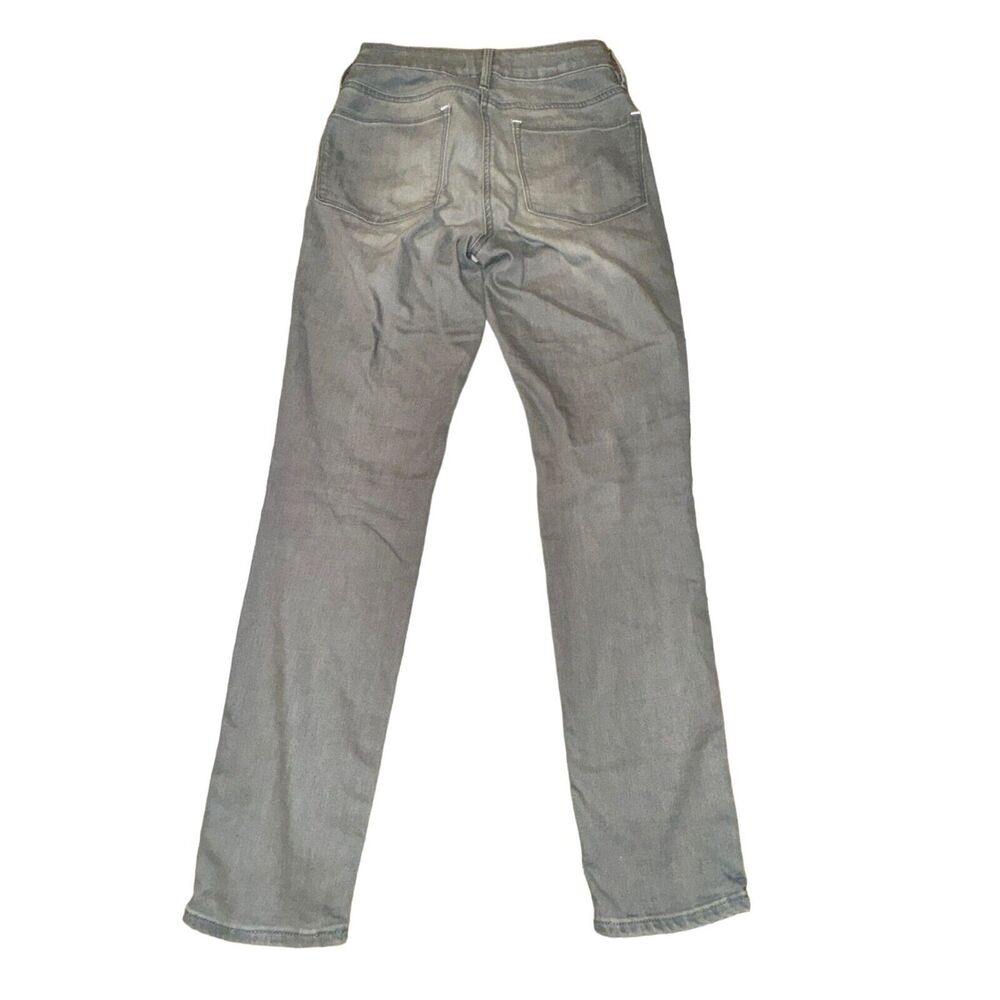 Athleta Sculptek Skinny Jeans Women's Size 4 Gray Wash Denim Mid Rise - Picture 2 of 4